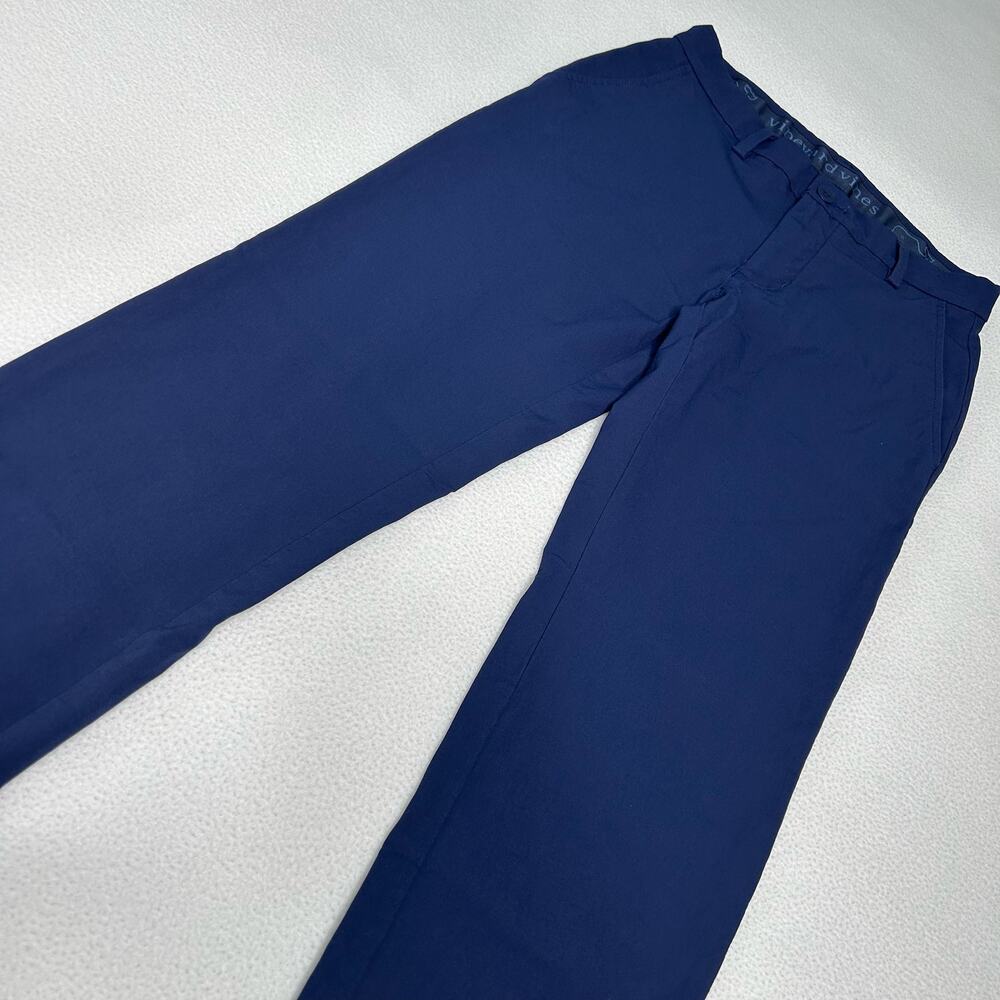 Vineyard Vines Mens Size 28X30 On the Go Lightweight Pant 5 Pocket Dark Blue
